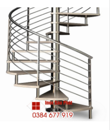 Cầu thang inox - Thiết Bị Bếp Sáu Phát - Công Ty TNHH Sản Xuất & Thương Mại Sáu Phát